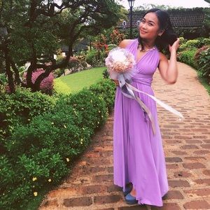 Lilac/Lavender Infinity Dress